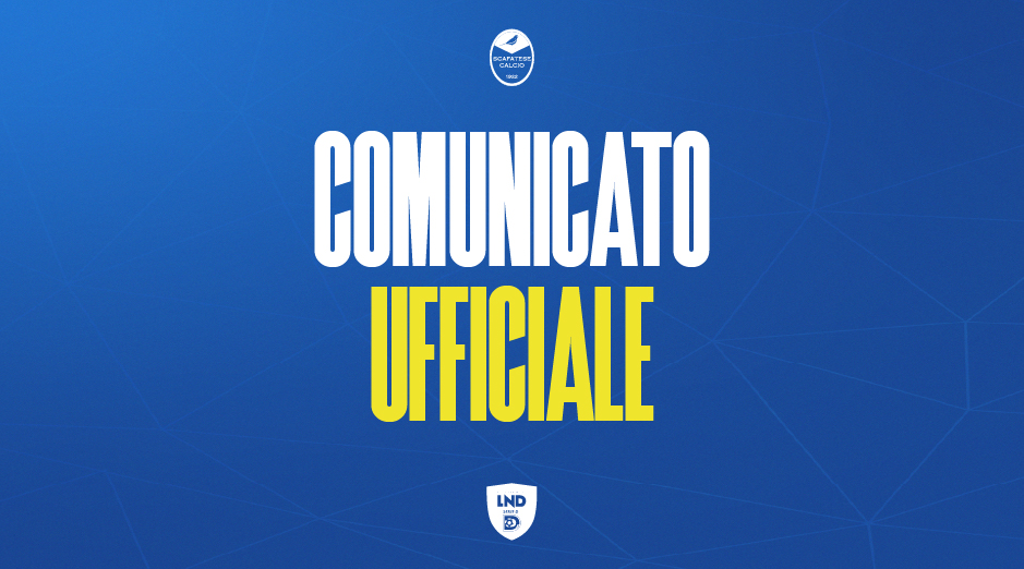 COMUNICATO UFFICALE copia