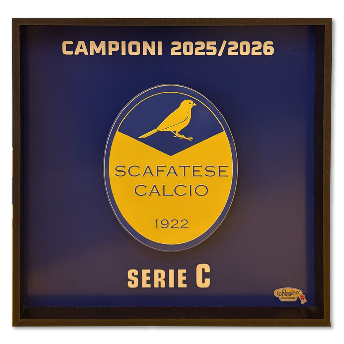 Quadretto celebrativo Scafatese Calcio Campioni Serie D 2025/2026